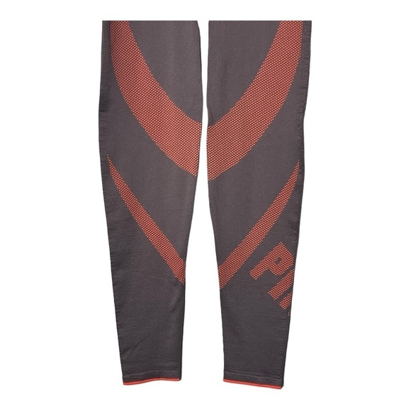 1916. PINK BY VICTORIA’S SECRET‎ COMPRESSION LEGGINGS SIZE SMALL BROWN/ORANGE - Picture 3 of 7